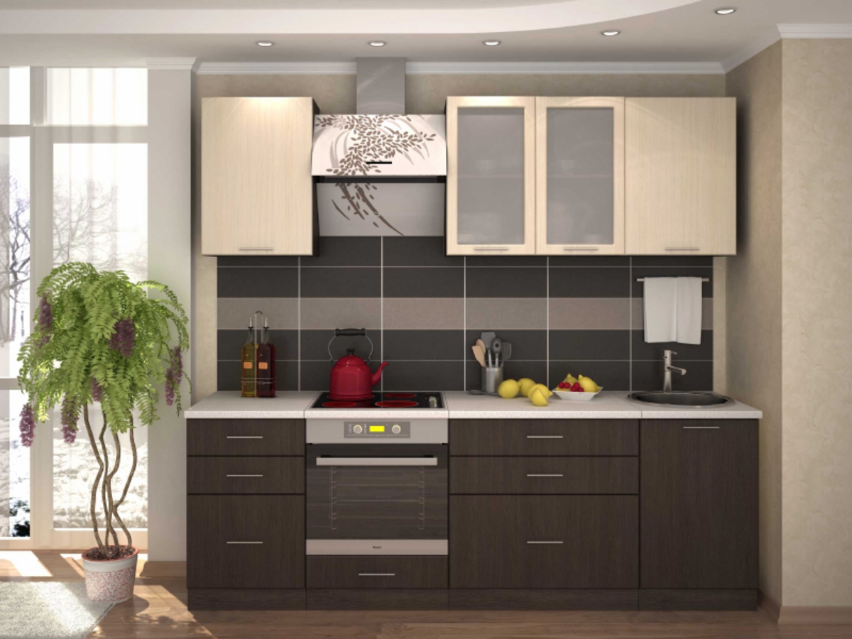 Прямая кухня Людмила 3 метра